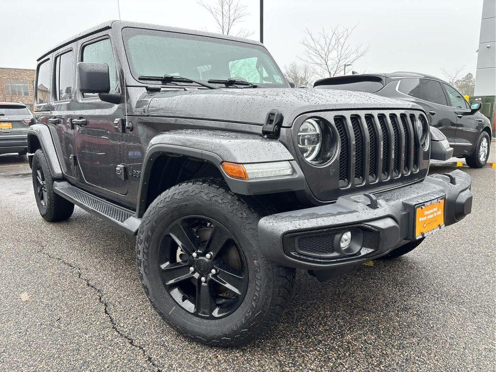 used 2021 Jeep Wrangler Unlimited car, priced at $36,176