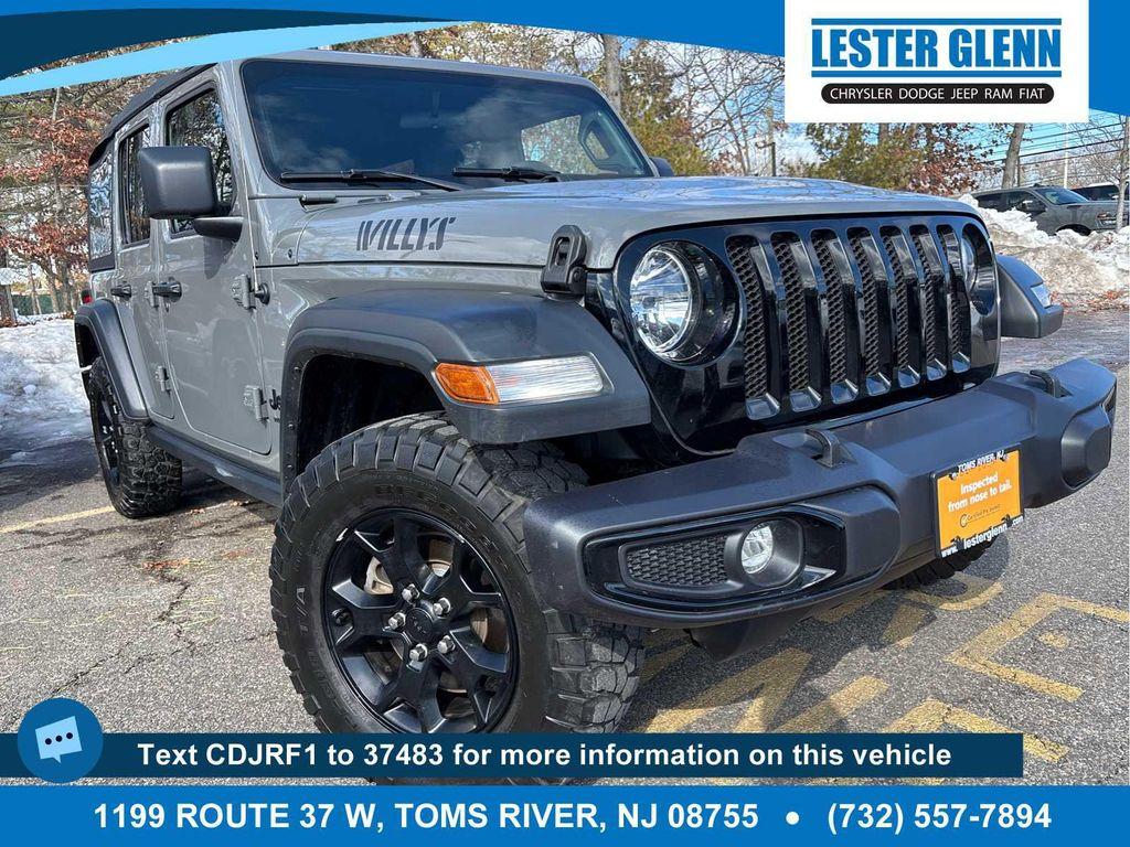 used 2021 Jeep Wrangler Unlimited car, priced at $30,921
