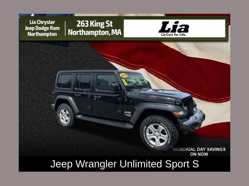 used 2018 Jeep Wrangler Unlimited car, priced at $20,488