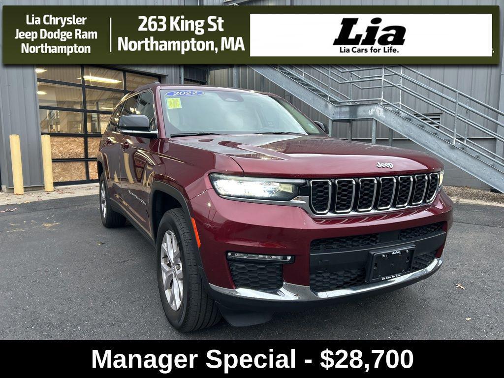 used 2022 Jeep Grand Cherokee L car, priced at $28,700