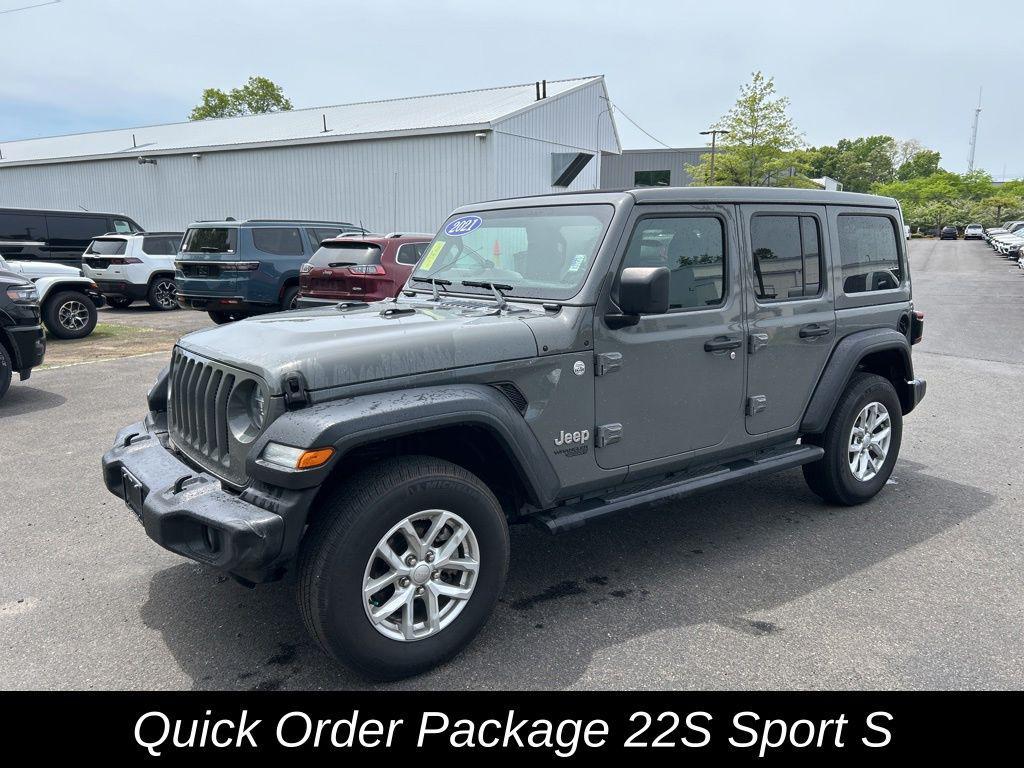 used 2021 Jeep Wrangler Unlimited car, priced at $24,490