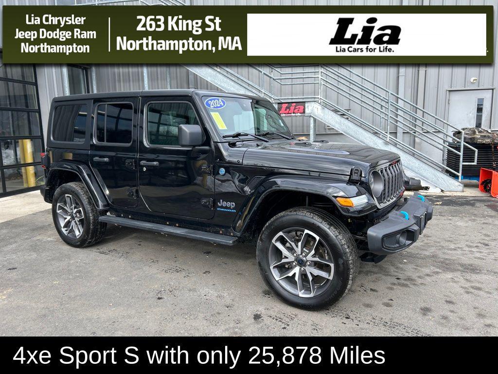 used 2024 Jeep Wrangler 4xe car, priced at $29,000