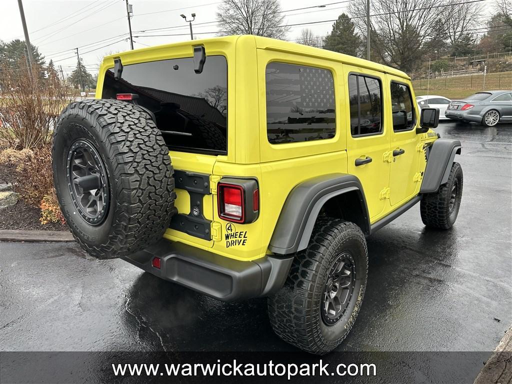 used 2022 Jeep Wrangler Unlimited car, priced at $35,968