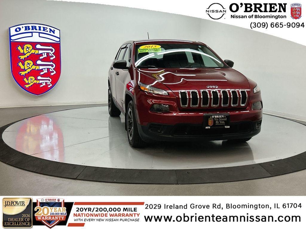 used 2015 Jeep Cherokee car, priced at $8,400