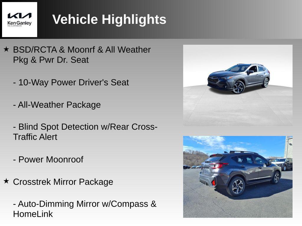 used 2024 Subaru Crosstrek car, priced at $22,900