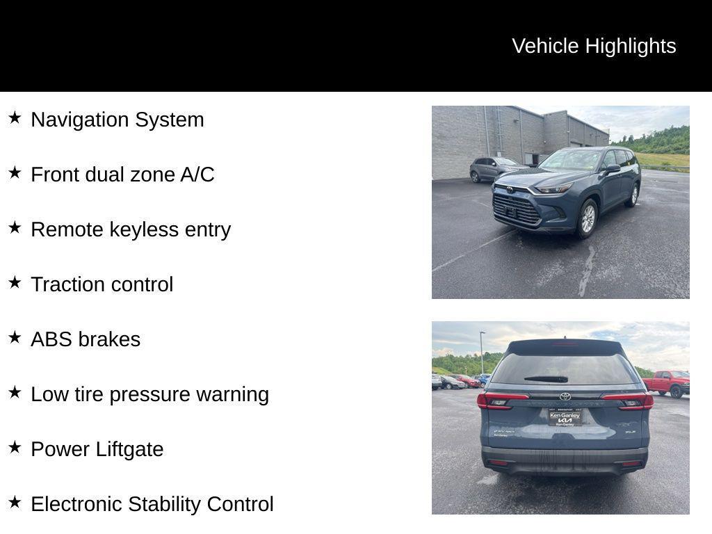 used 2024 Toyota Grand Highlander Hybrid car, priced at $49,590