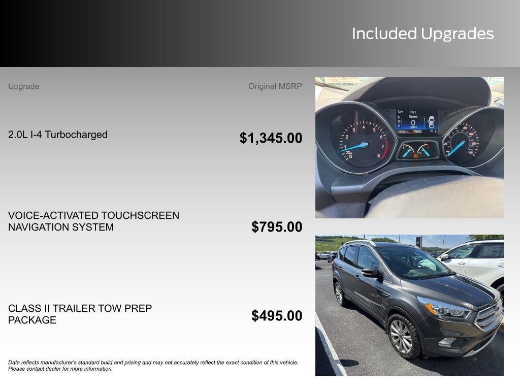 used 2017 Ford Escape car, priced at $12,490