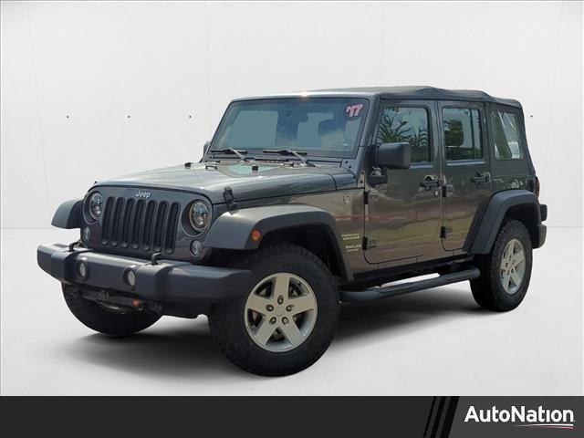 used 2017 Jeep Wrangler Unlimited car, priced at $18,616