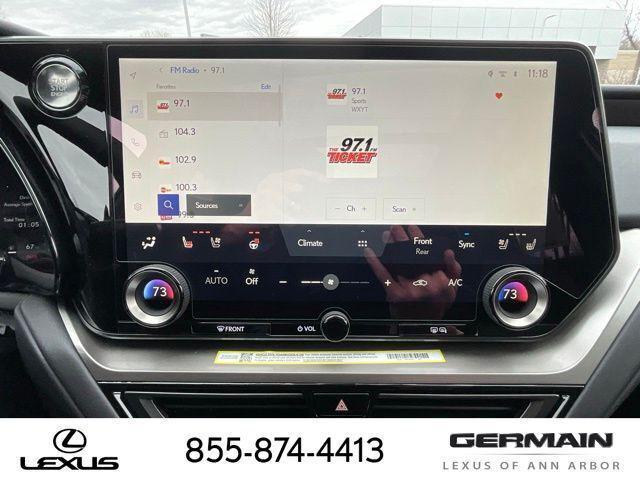 new 2026 Lexus TX 350 car, priced at $62,527