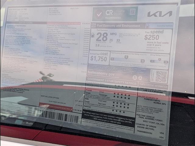 new 2026 Kia Sportage car, priced at $31,605