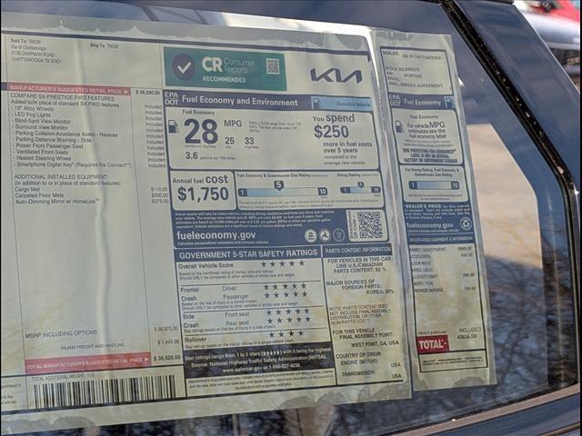 new 2026 Kia Sportage car, priced at $36,605