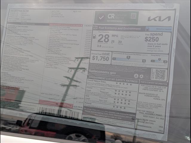 new 2026 Kia Sportage car, priced at $31,610