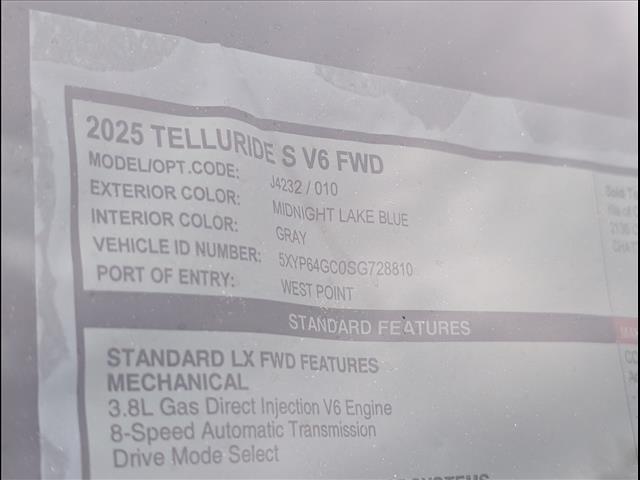 new 2025 Kia Telluride car, priced at $39,645