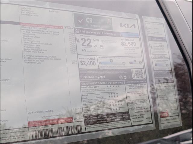 new 2025 Kia Telluride car, priced at $39,645