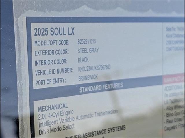 new 2025 Kia Soul car, priced at $21,749