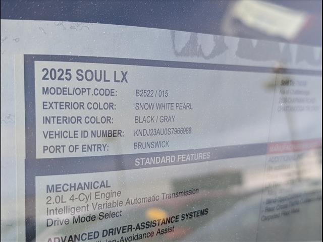 new 2025 Kia Soul car, priced at $19,991