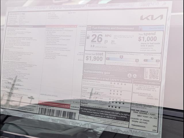 new 2026 Kia Sorento car, priced at $36,810