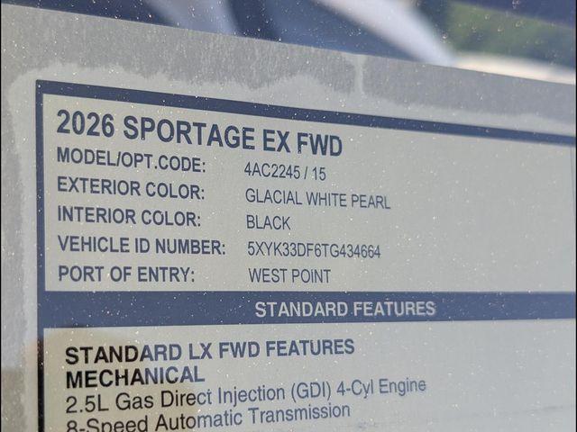 new 2026 Kia Sportage car, priced at $31,351