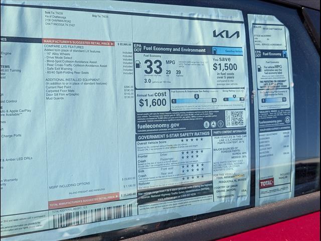 new 2025 Kia K4 car, priced at $23,895