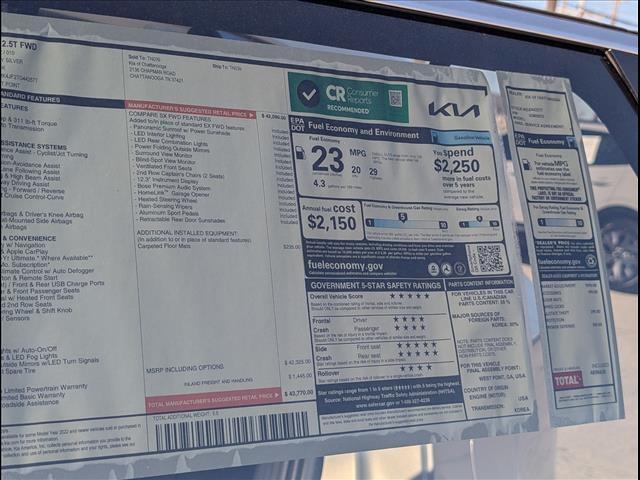 new 2026 Kia Sorento car, priced at $41,665