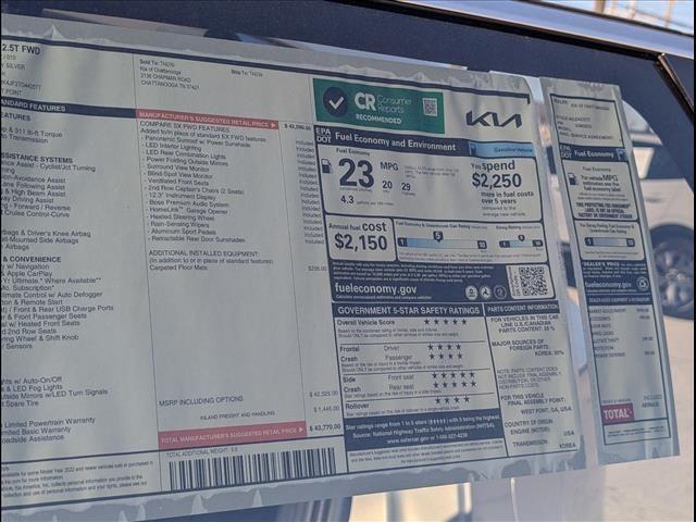 new 2026 Kia Sorento car, priced at $41,665