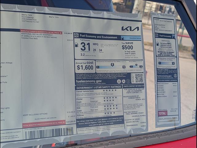 new 2026 Kia Seltos car, priced at $25,760