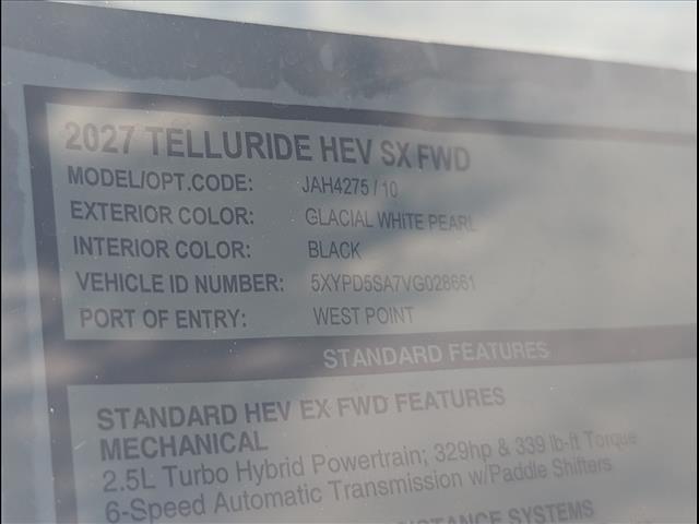 new 2027 Kia Telluride car, priced at $53,780