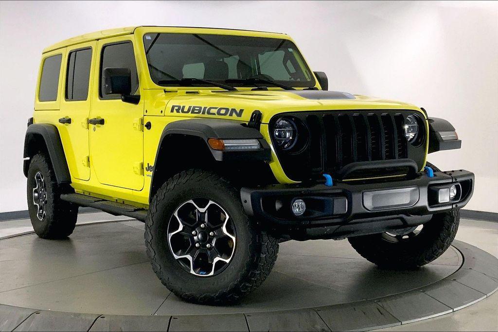 used 2022 Jeep Wrangler Unlimited 4xe car, priced at $33,393