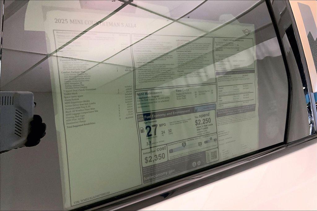 new 2025 MINI Countryman car, priced at $46,115