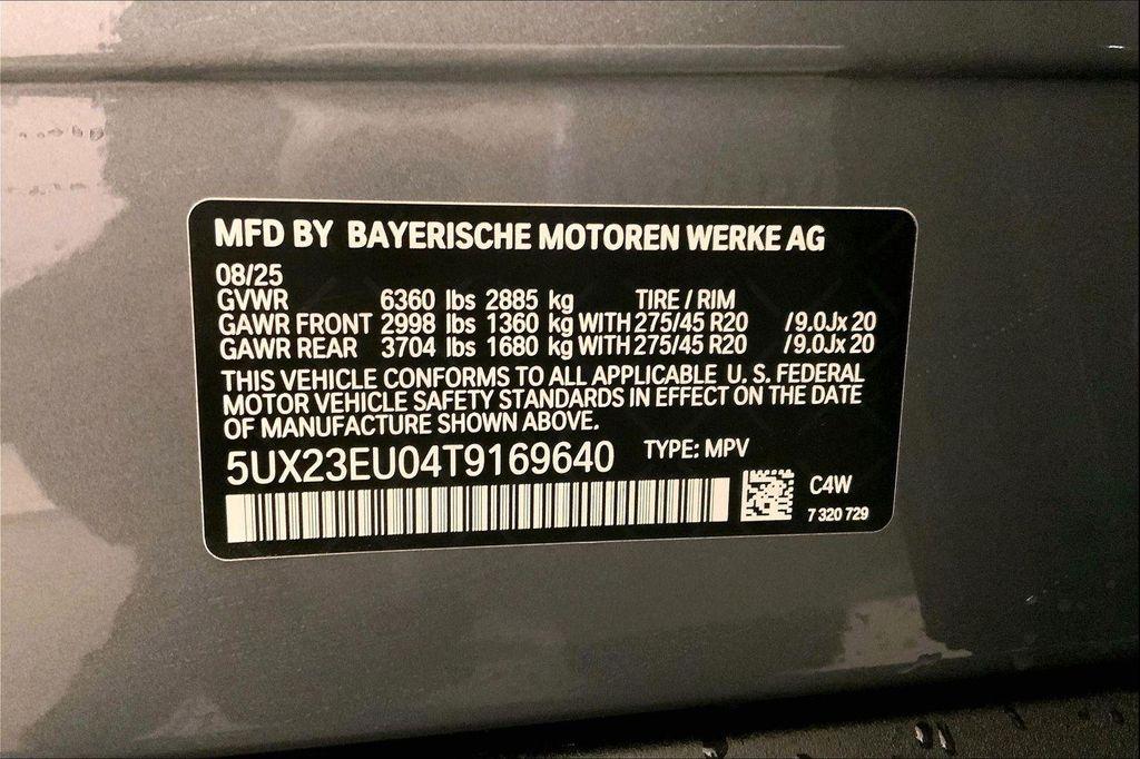 new 2026 BMW X5 car, priced at $74,990