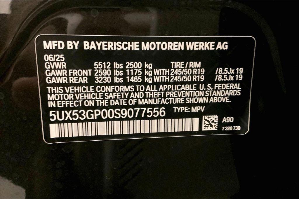 new 2025 BMW X3 car, priced at $52,490