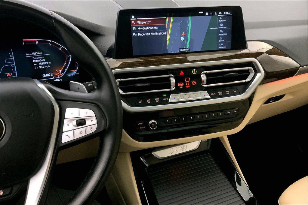 used 2022 BMW X3 car, priced at $33,398