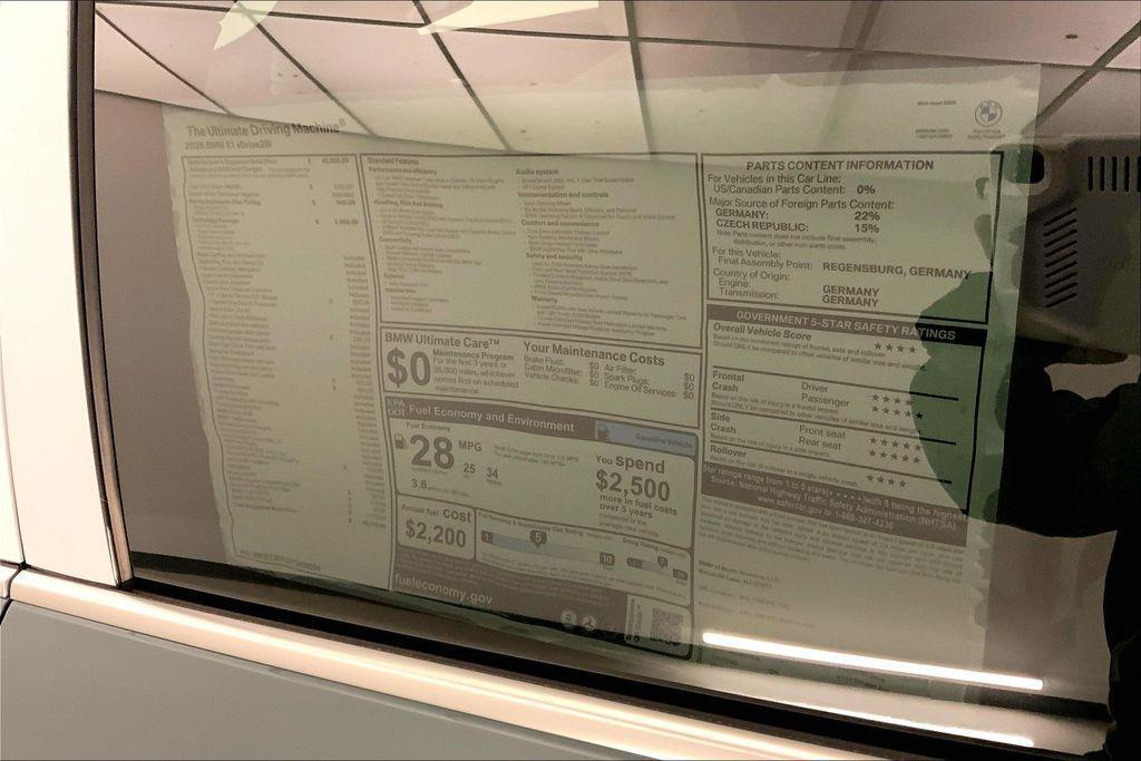 new 2026 BMW X1 car, priced at $50,770