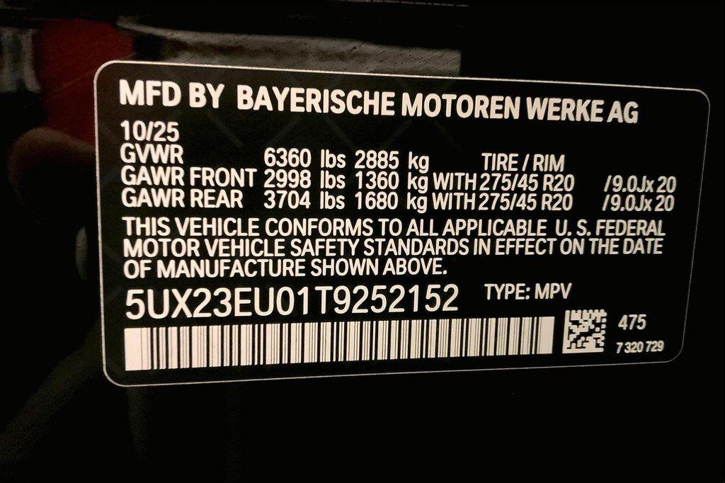 new 2026 BMW X5 car, priced at $80,950