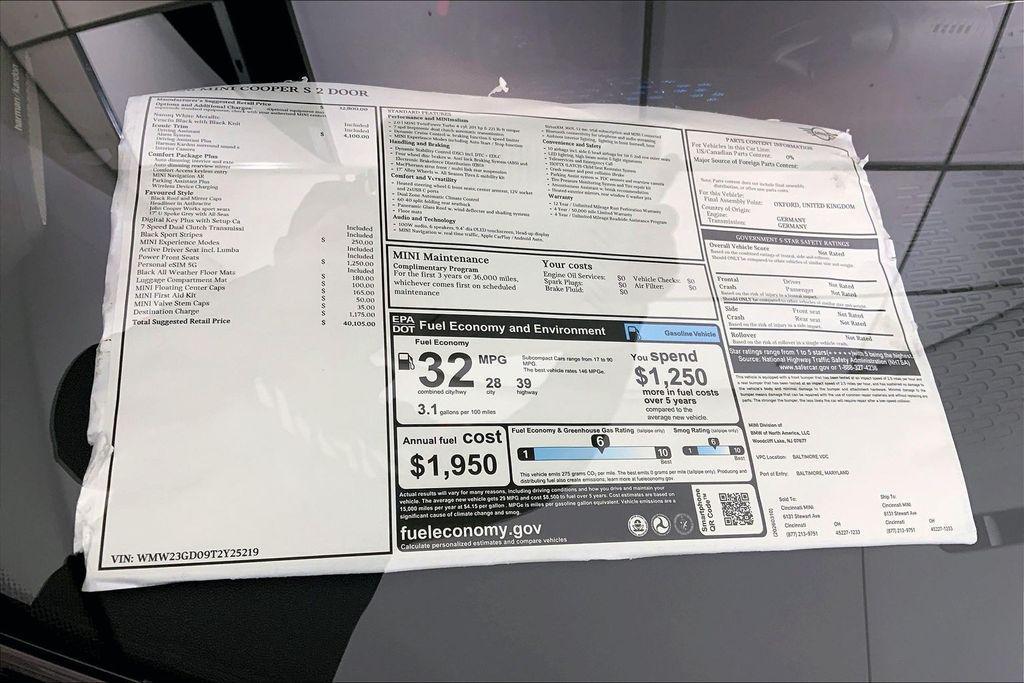new 2026 MINI Hardtop car, priced at $40,105