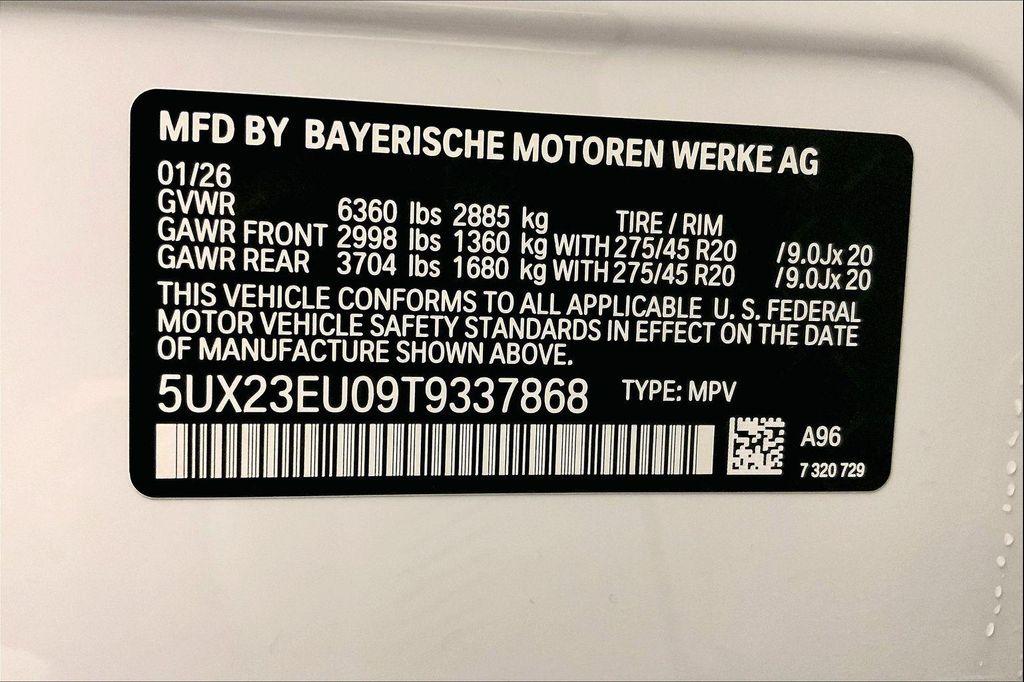 new 2026 BMW X5 car, priced at $80,050