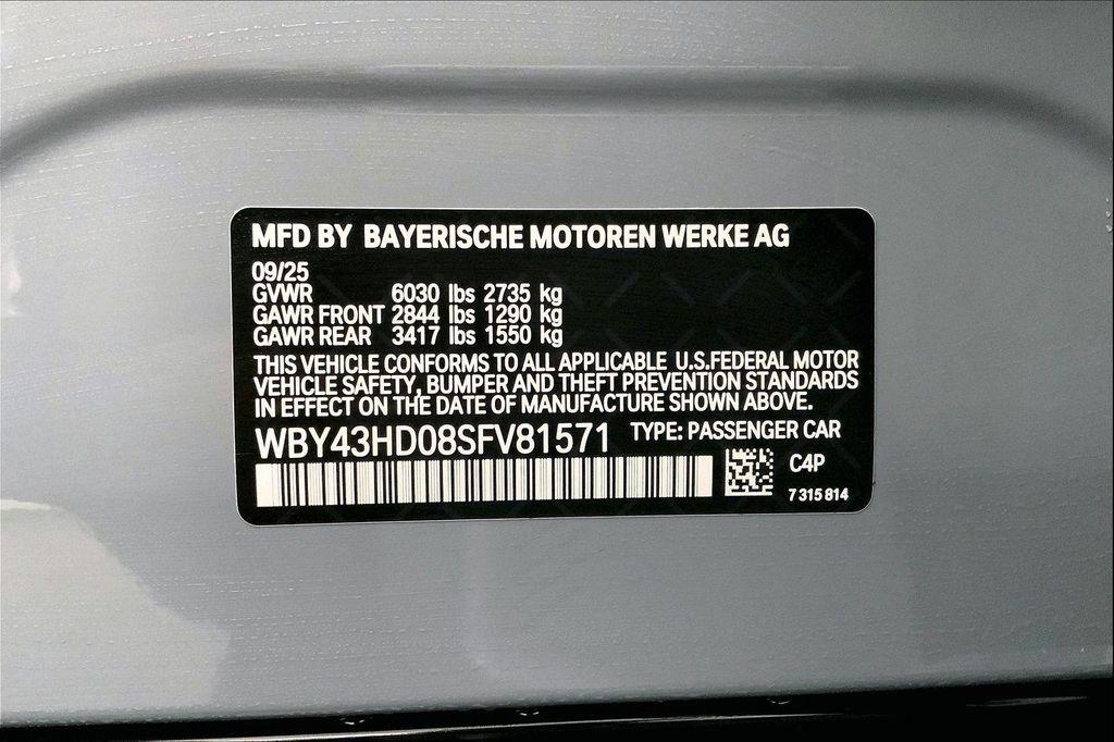 new 2025 BMW i4 Gran Coupe car, priced at $71,815