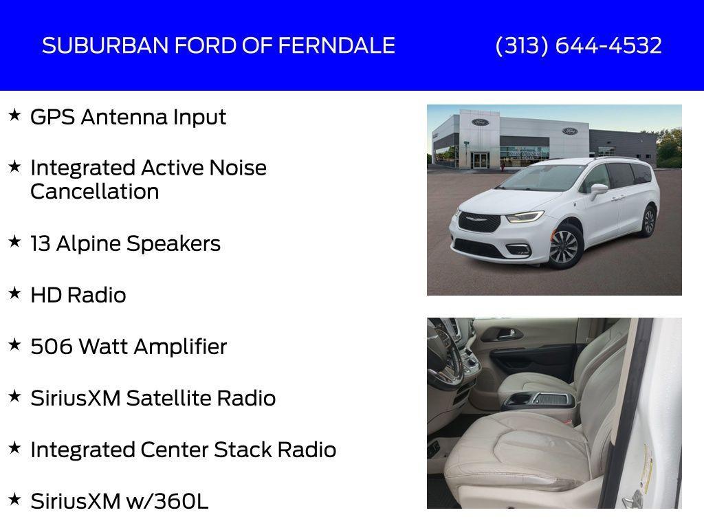 used 2021 Chrysler Pacifica Hybrid car, priced at $14,259