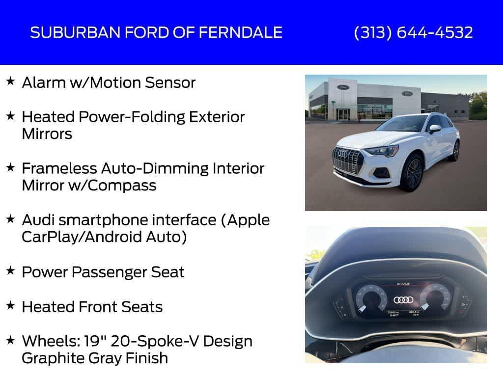 used 2022 Audi Q3 car, priced at $21,739
