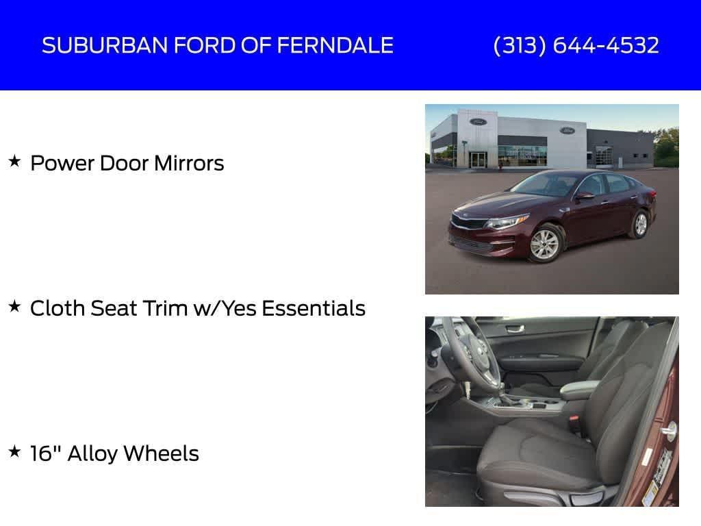 used 2017 Kia Optima car, priced at $12,239