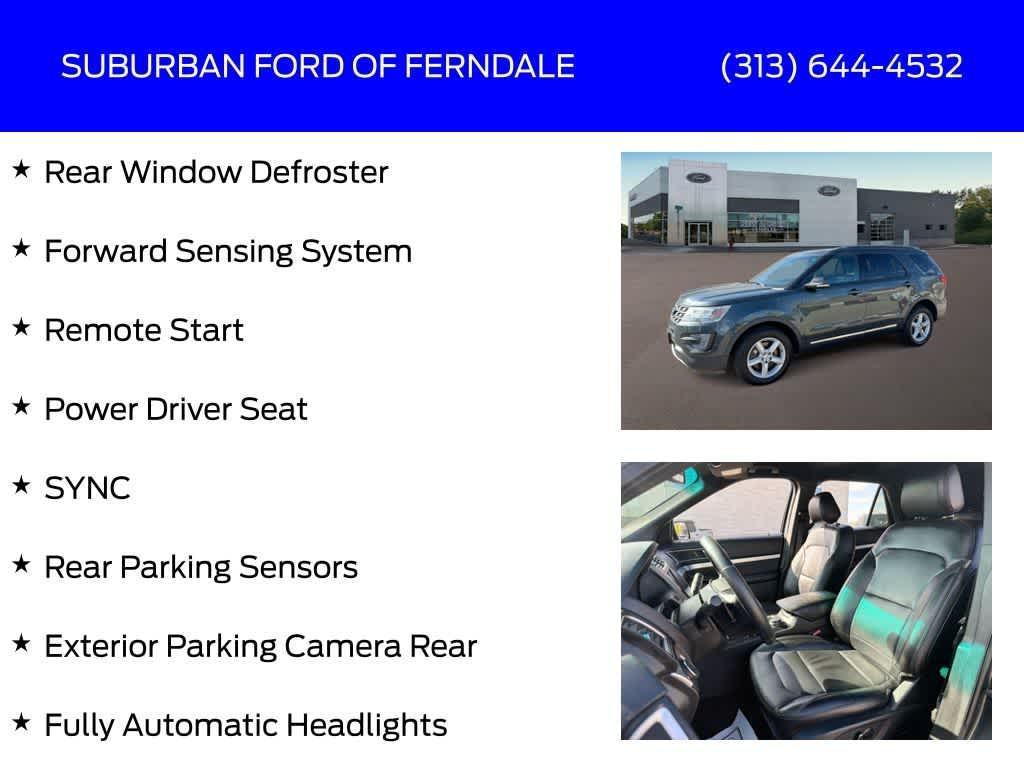 used 2016 Ford Explorer car, priced at $15,239