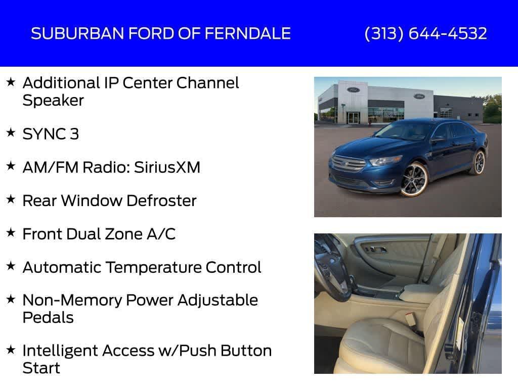 used 2016 Ford Taurus car, priced at $11,569