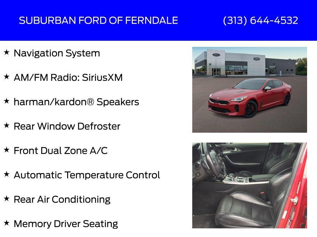 used 2018 Kia Stinger car, priced at $18,129