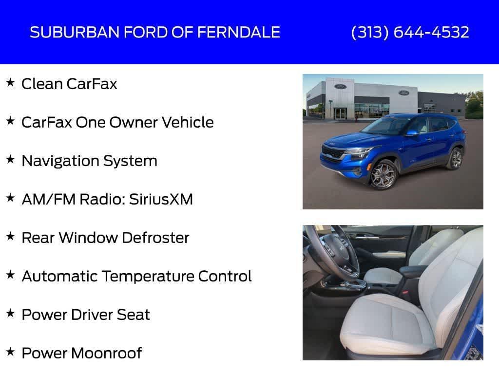 used 2022 Kia Seltos car, priced at $13,989