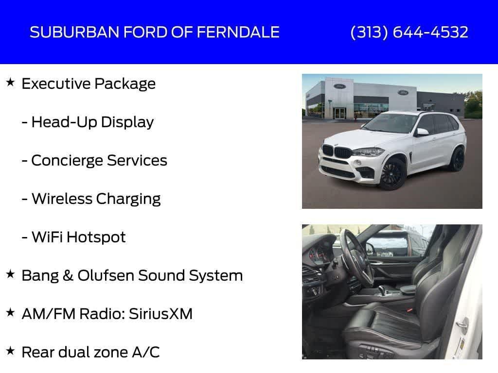 used 2017 BMW X5 M car, priced at $27,209