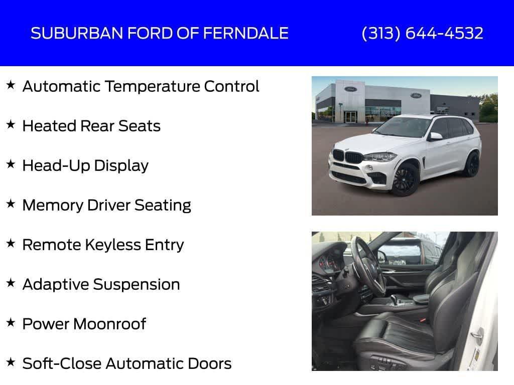 used 2017 BMW X5 M car, priced at $27,209