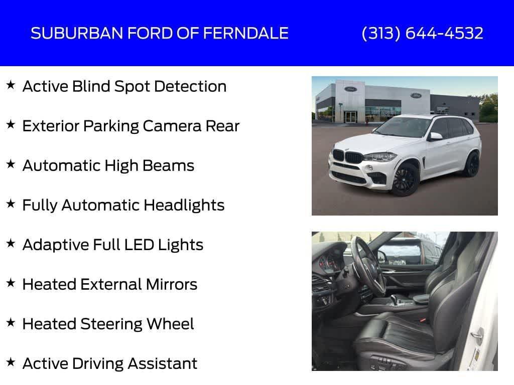 used 2017 BMW X5 M car, priced at $27,209