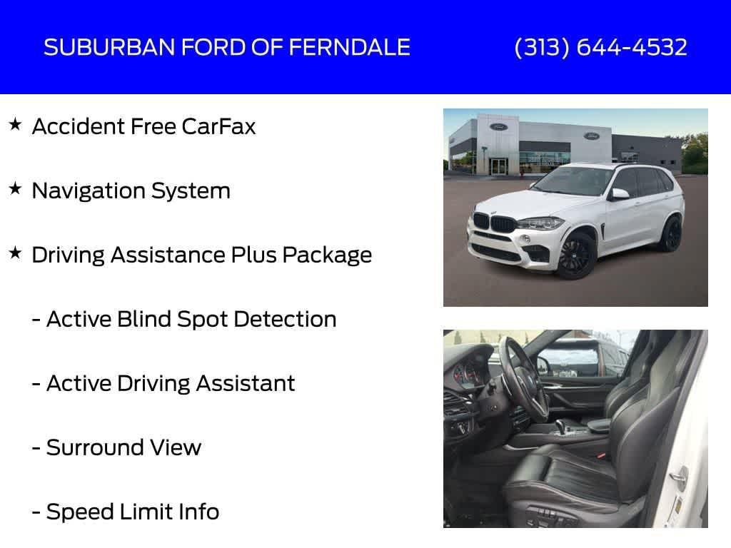 used 2017 BMW X5 M car, priced at $27,209