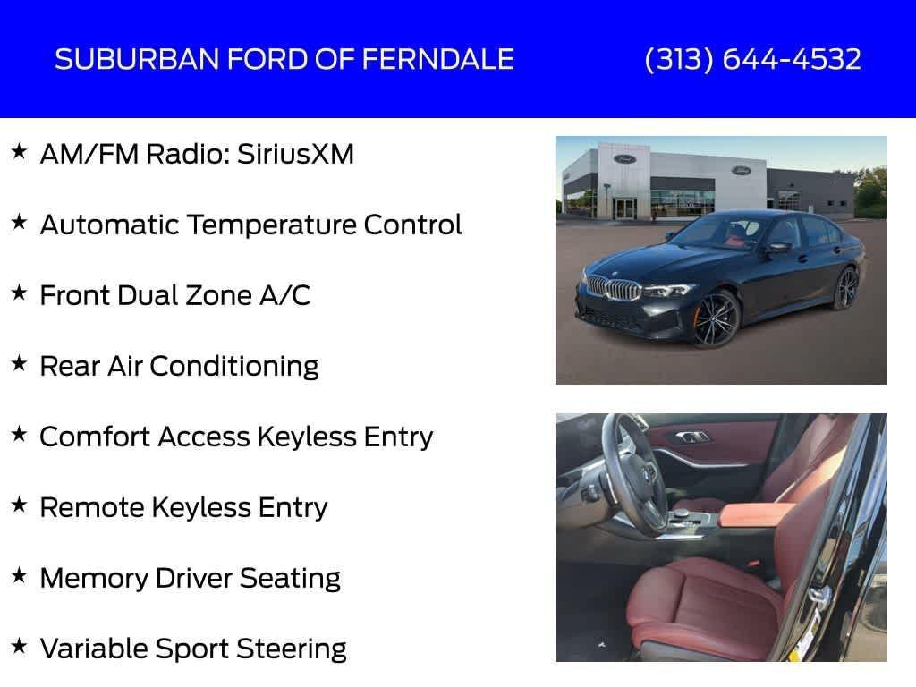 used 2023 BMW 330 car, priced at $33,959