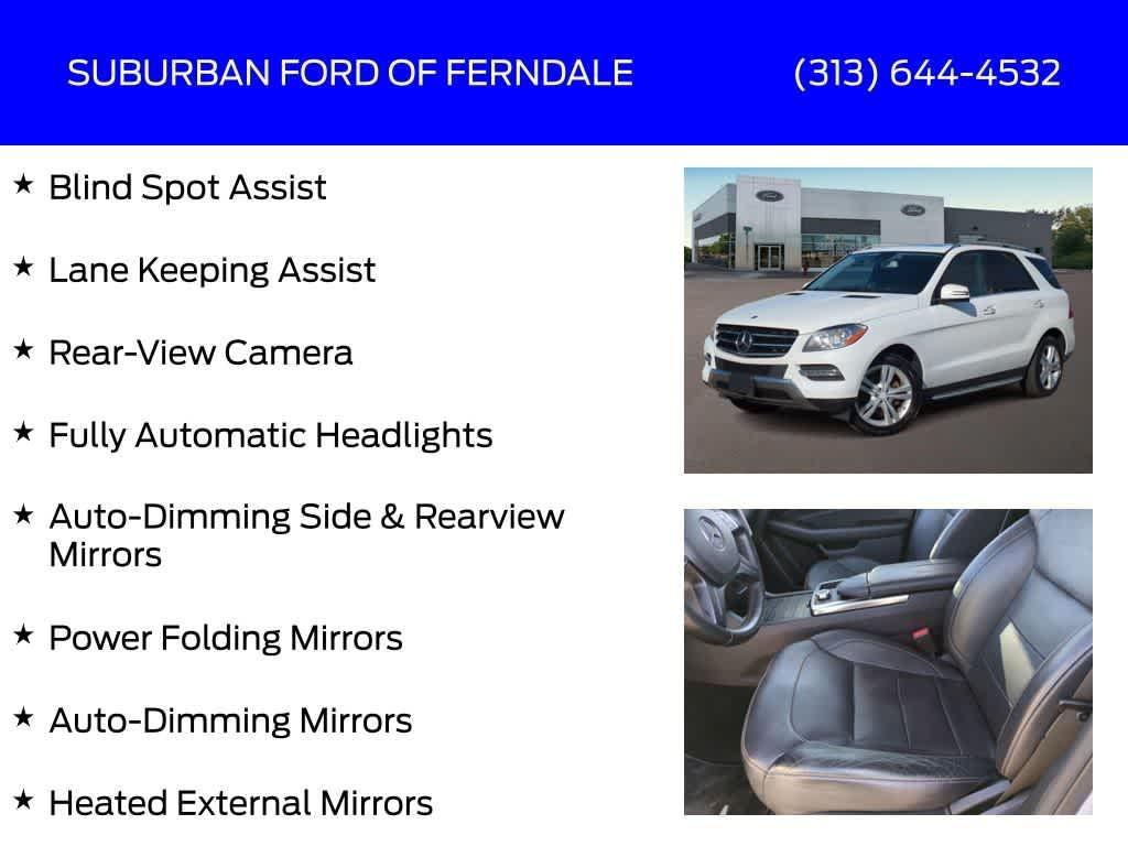 used 2014 Mercedes-Benz M-Class car, priced at $8,989